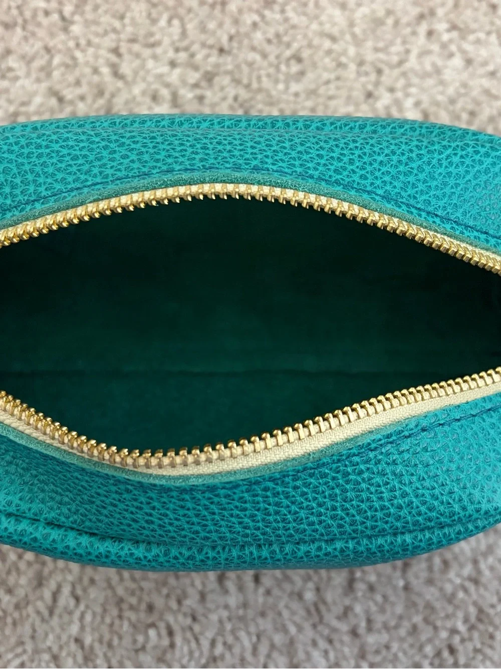 Portland Leather Goods Astra pouch in Seafoam